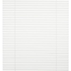 Aluminiowe żaluzje w kolorze białym 90x130 cm