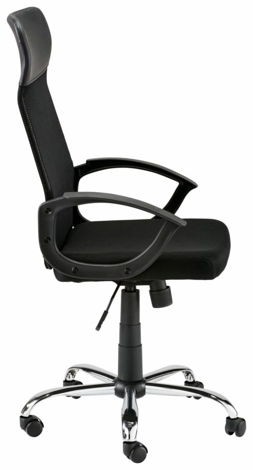 Komfortowy fotel biurowy w kolorze czarnym