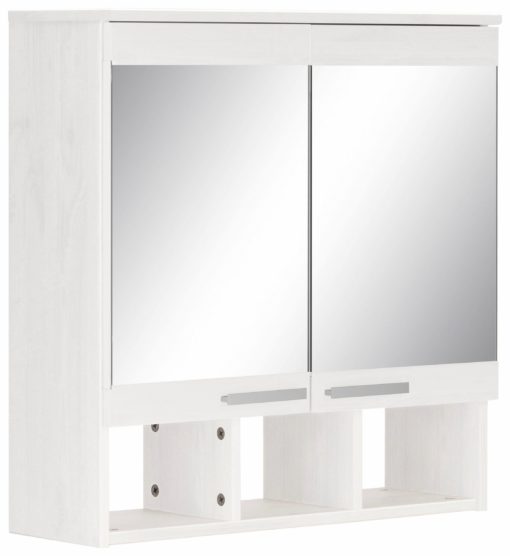 Szafka łazienkowa z lustrem i półką
