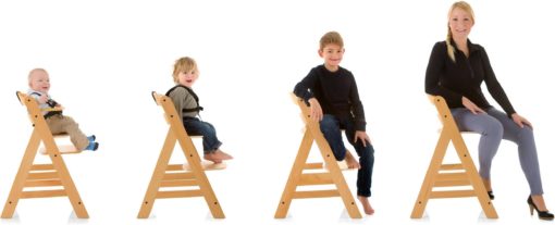 Wysokie krzesełko dziecięce - rośnie wraz z dzieckiem