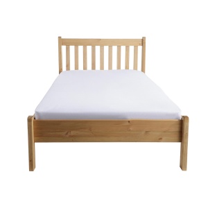 Minimalistyczne, sosnowe łóżko 180x200 cm, olejowane