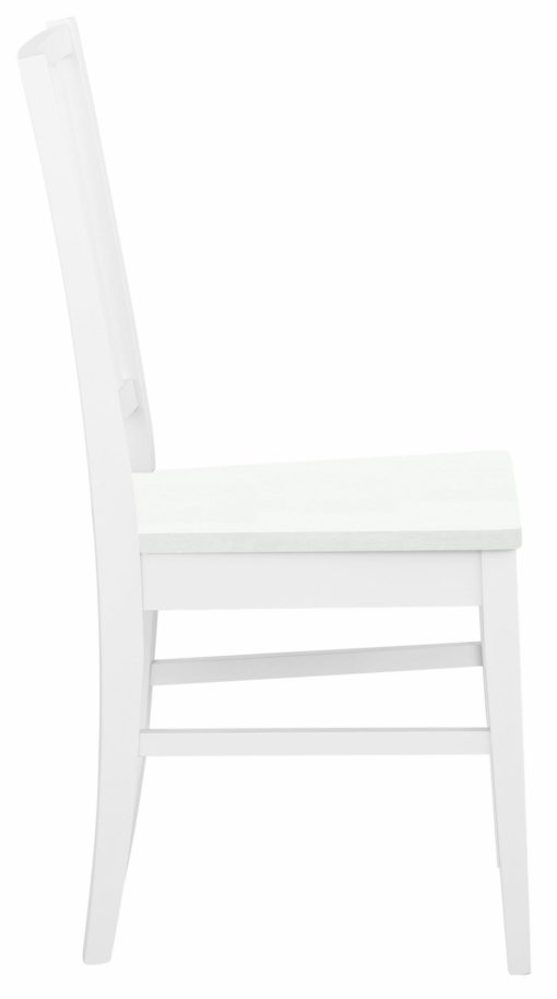 Białe, bukowe krzesła - 2 sztuki