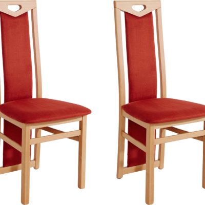 Dwa wygodne krzesła z wyjątkowymi plecami