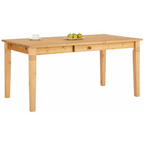 Sosnowy, rustykalny stół z szufladką 160 cm