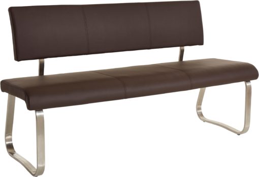 Wyjątkowa ławka pokojowa wykonana ze skóry, 3-osobowa