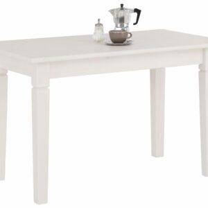 Sosnowy, rustykalny stół 160 cm, w kolorze białym