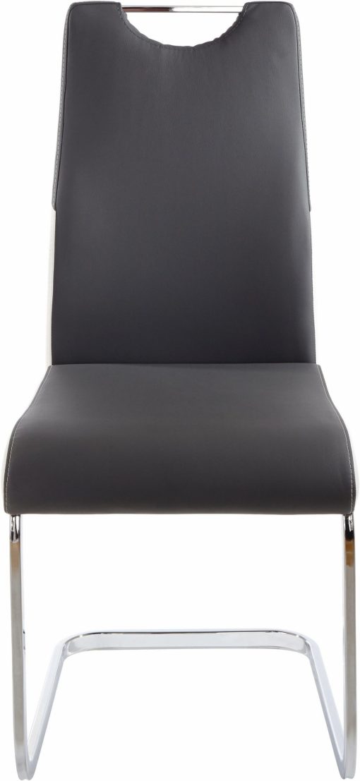 Eleganckie krzesła na płozach - komplet 4 sztuki