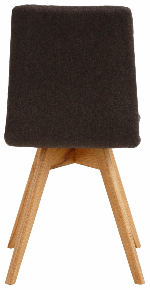 Stylowe, nowoczene krzesła z dębowymi nogami - 4 sztuki