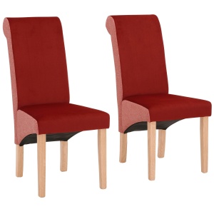 Nowoczesne krzesła, bukowe nogi - zestaw 4 sztuki