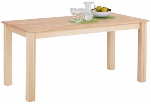 Stół z drewna bukowego 160x80 cm