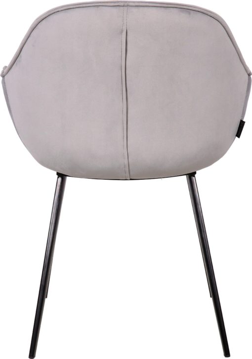 Niezwykle eleganckie krzesła na metalowej podstawie - 2 sztuki