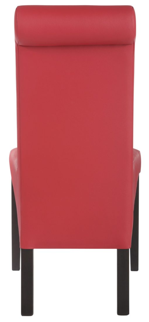 Eleganckie, tapicerowane krzesła - 2 sztuki, czerwone