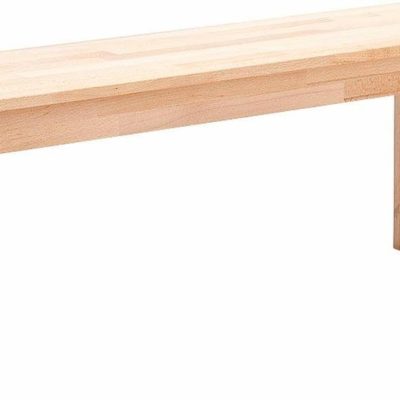 Praktyczna ławka z drewna bukowego, 145 cm