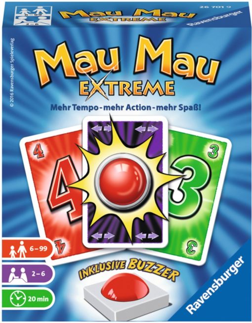 Gra karciana Mau Mau Extreme, promuje zręczność