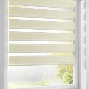 Roleta dzień-noc w kolorze piaskowym 60x150 cm