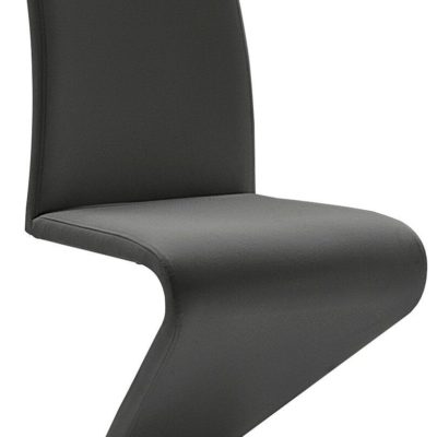 Nowoczesne krzesła w kolorze czarnym - 4 sztuki
