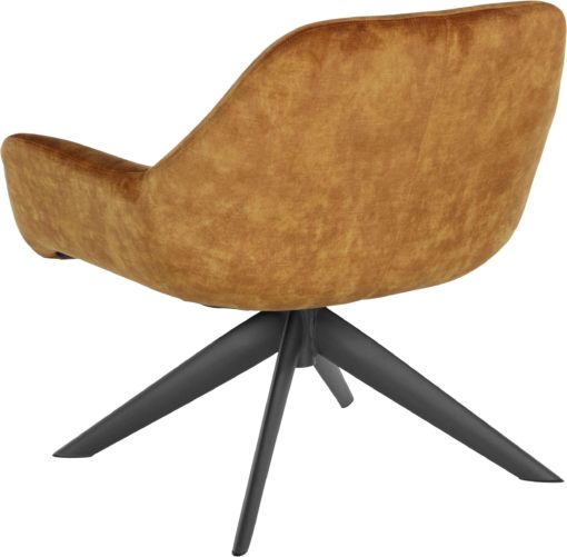 Ponadczasowy fotel w kolorze miedzianym , styl retro