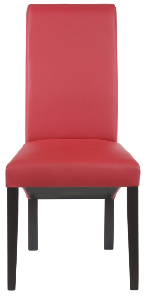 Eleganckie czerwone krzesła Rito w zestawie 4 sztuki