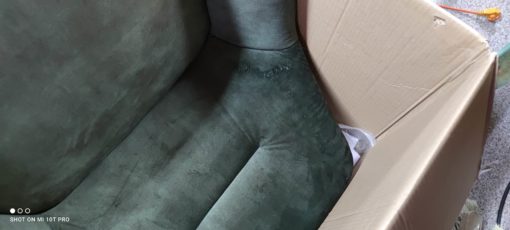 Ponadczasowy fotel w kolorze zielonym, retro styl