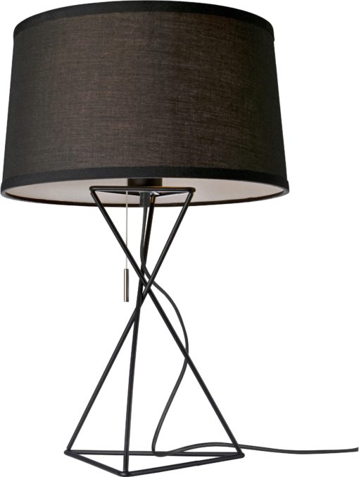 Modna lampka stołowa Nowy Jork, czarna Villeroy & Boch