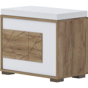 Ławka na buty Stela, z poduszką do siedzenia