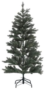 Sztuczna choinka szaro-zielona ze stojakiem, 180 cm