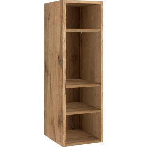 Regał do zawieszenia na ścianie, 3 półki, dąb naturalny