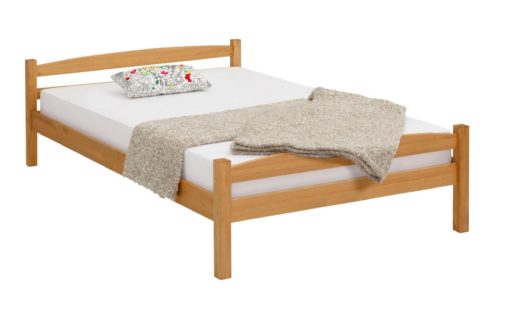 Sosnowa rama łóżka 140x200 cm, naturalna, olejowana