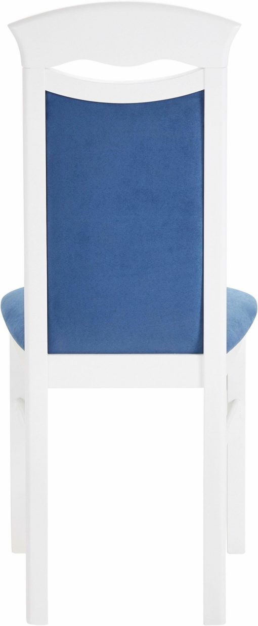 Piękne krzesła, w kontrastujących kolorach - 2 sztuki, niebieskie