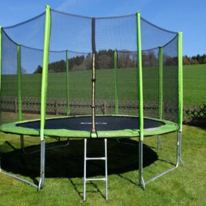 STAMM SPORTS trampolina ogrodowa, Ø 427 cm, drabinka i siatka