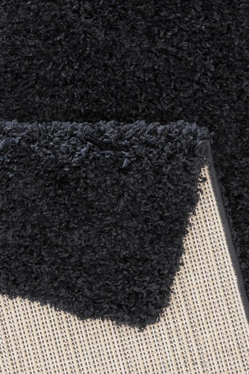 3-częściowy zestaw czarnych dywanów, 70x140 i 70x250 cm