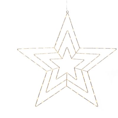 Gwiazda z oświetleniem LED, dekoracja świąteczna