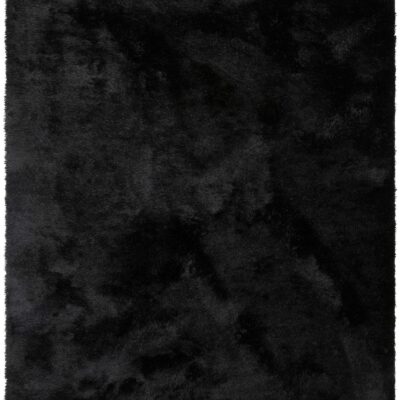 Puszysty czarny dywan Bruno Banani 60x90 cm