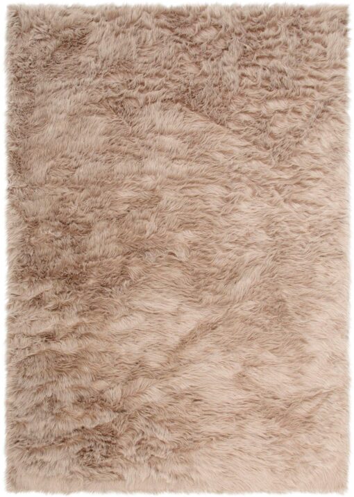 Szaro-brązowy dywan z długim włosiem 120x180 cm