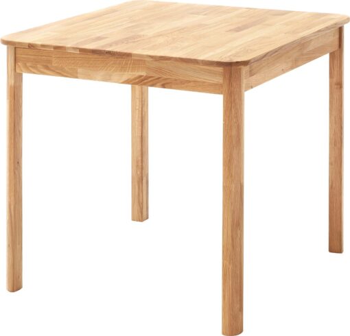 Stół do jadalni z drewna dębowego 80x80 cm