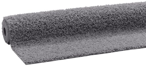 Szary dywan shaggy 120x180 cm, włókno syntetyczne