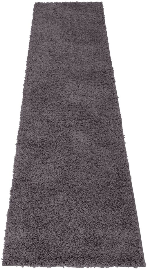 Gruby chodnik dywanowy 60x230 cm, szary