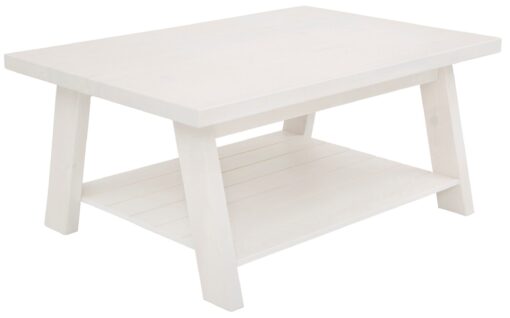 Biały stolik z drewna sosnowego, marynistyczny