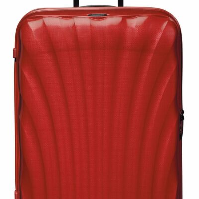 Twarda walizka Samsonite C-Lite 75 cm, czerwona, 94l