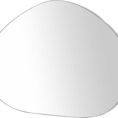 Niezwykłe lustro w srebrnej ramie 140x85,5 cm