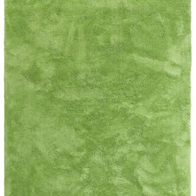 Soczyście zielony dywan z długim włosiem 60x90 cm