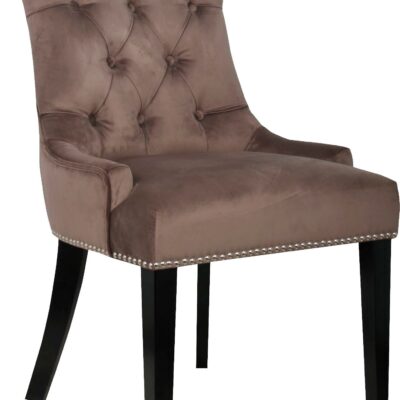 Krzesło Timbers Everett brązowe, glamour