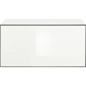 Szafka z drzwiami na ścianę biała, prostokątna