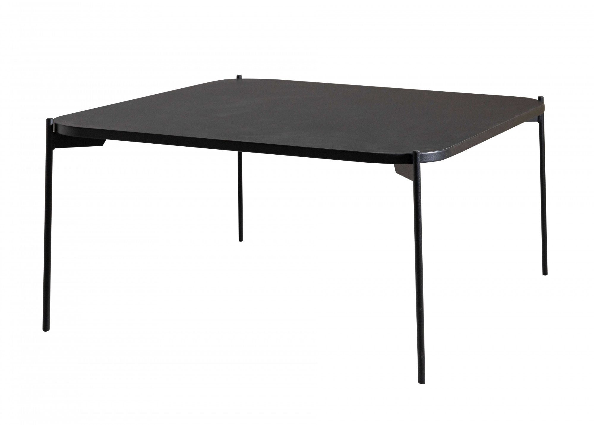 czarny stolik kawowy rombo