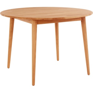 okrągły stół dąb bianco