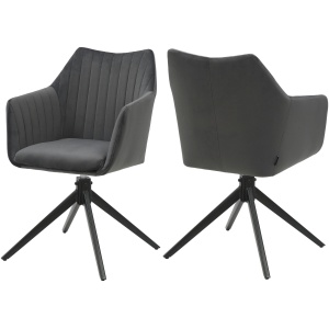 obrotowe krzesła antracytowe