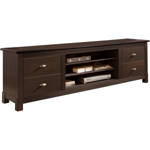 szafka rtv ciemnobrązowa 200 cm