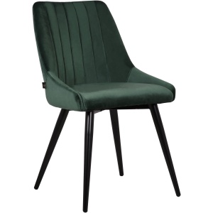 krzesła zielone z weluru