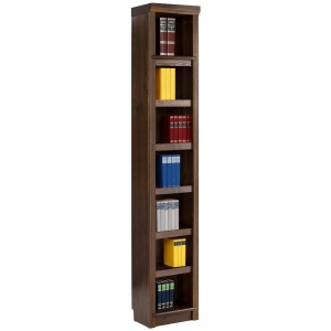 wysoki regał ciemnobrązowy