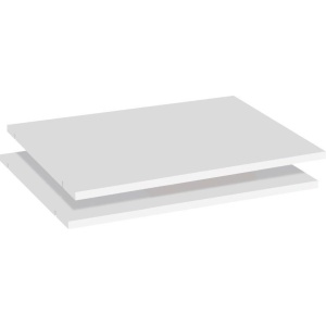 półki do szafy białe